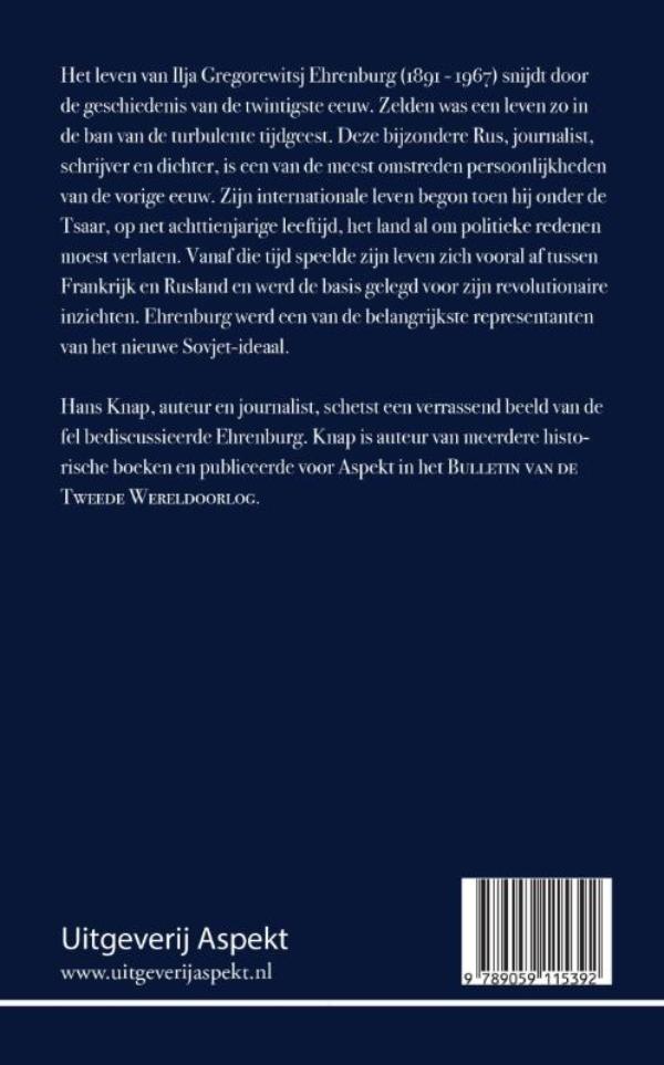 Achterkant van Ilja G. Ehrenburg