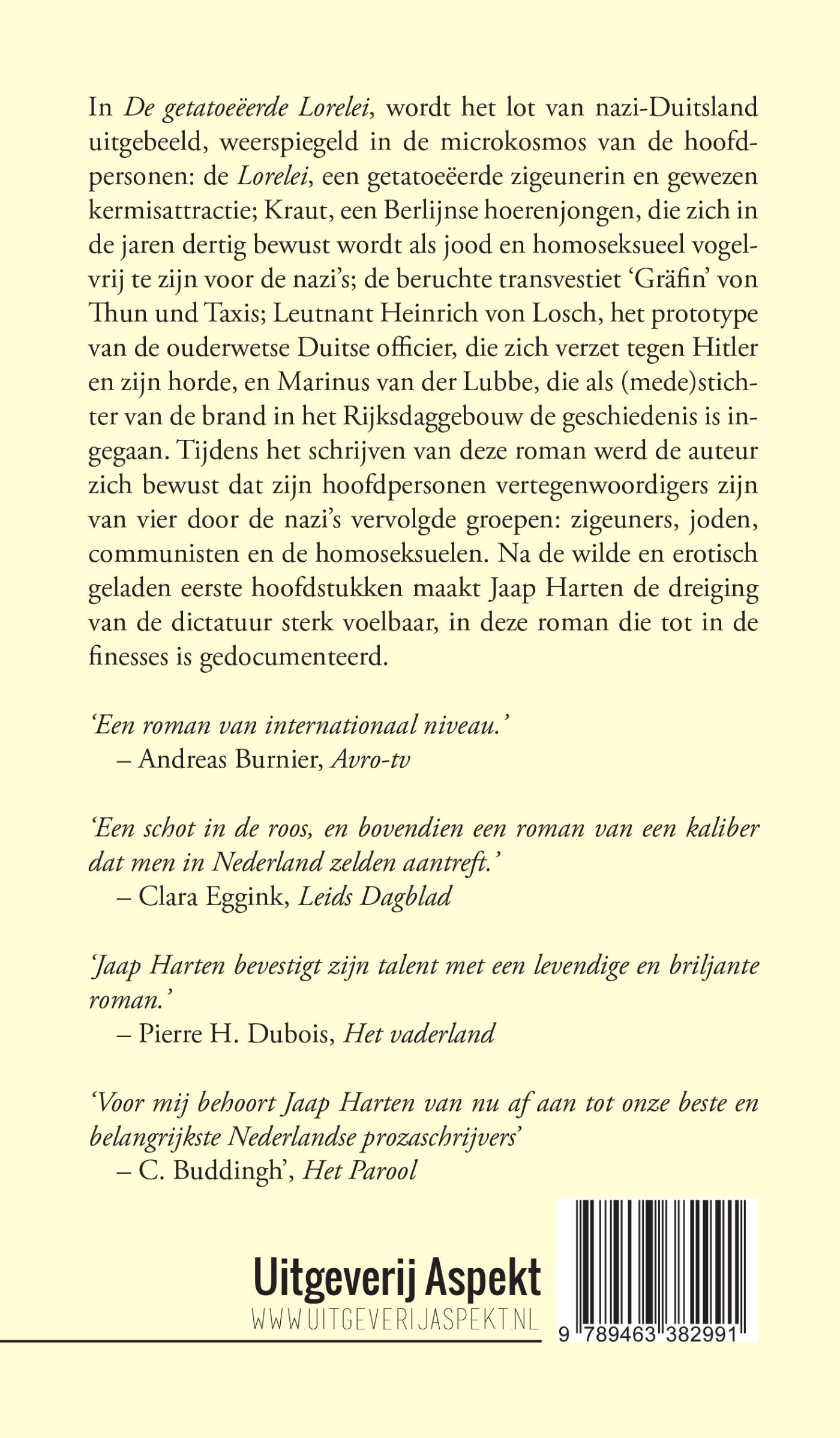 Achterkant van De Getatoeëerde Lorelei