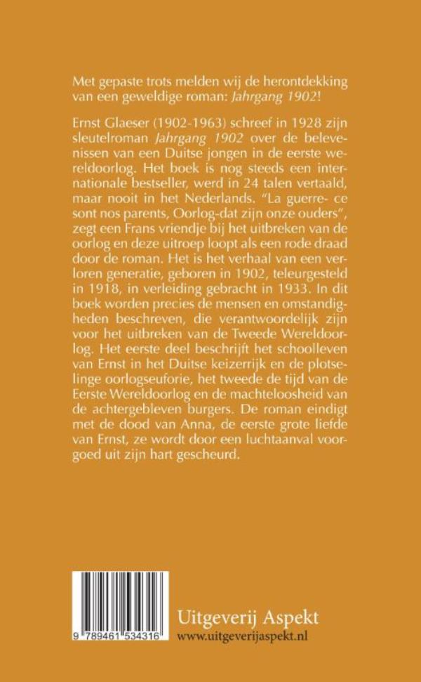 Achterkant van Jaargang 1902
