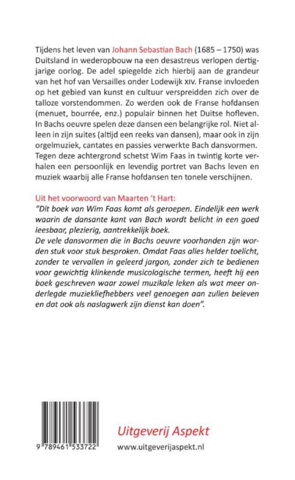 Achterkant van Dansen met Bach