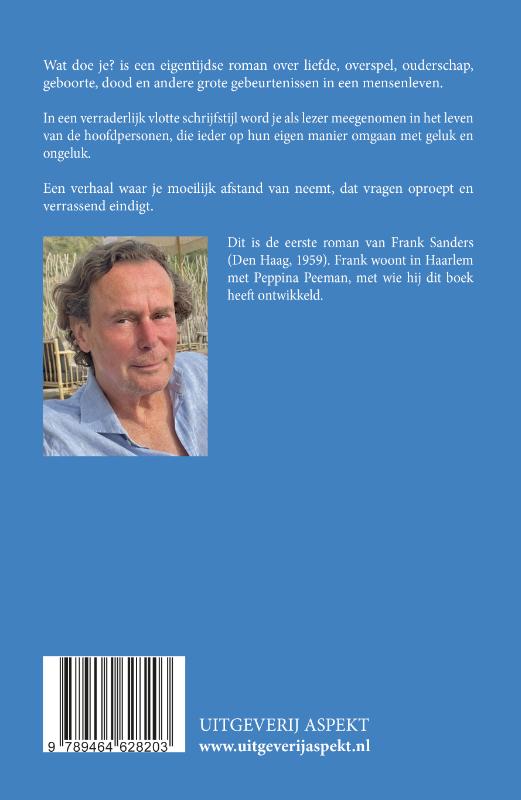 Achterkant van Wat doe je?