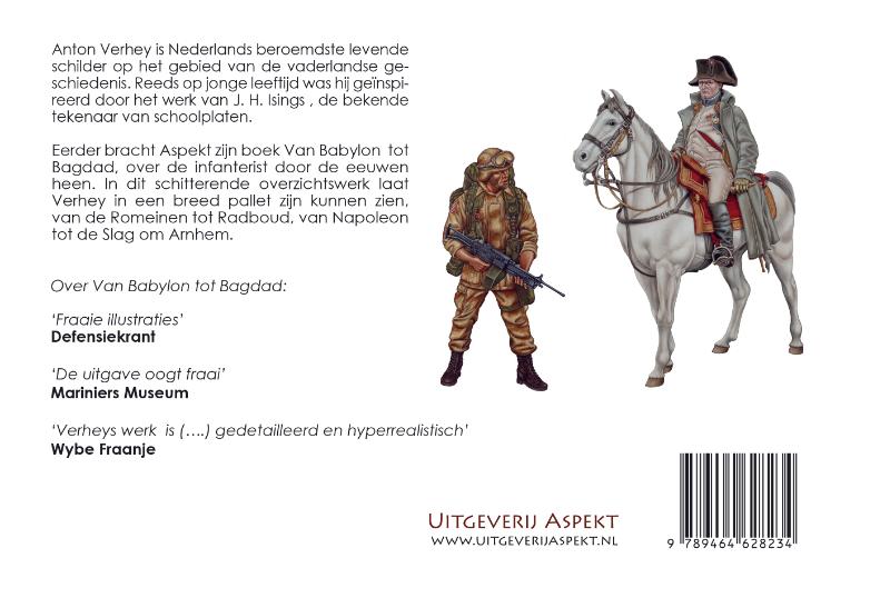 Achterkant van Taferelen uit de geschiedenis