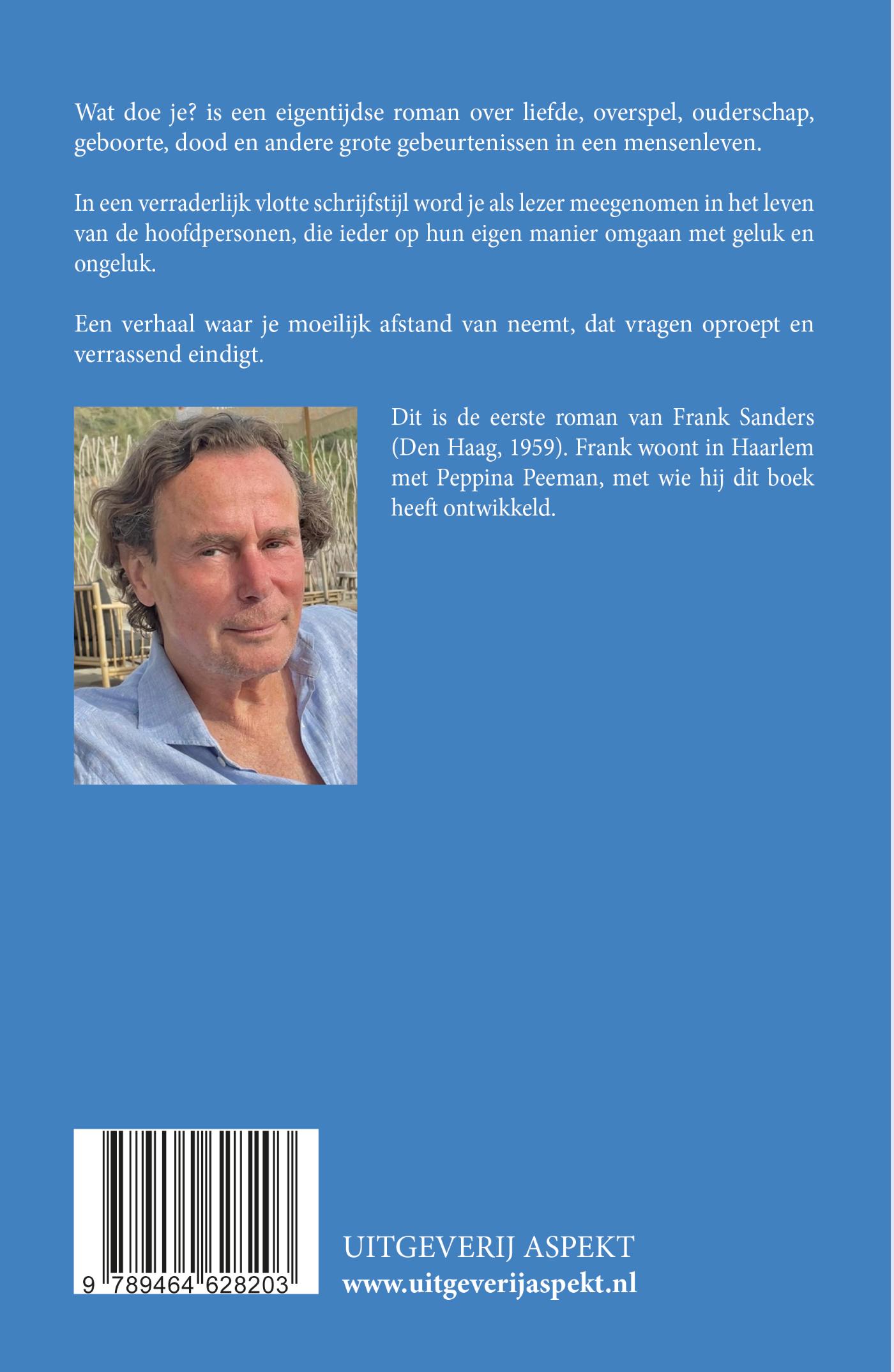 Achterkant van Wat doe je?