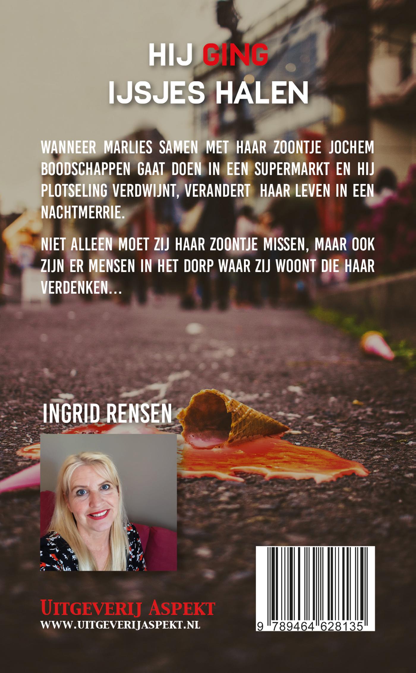 Achterkant van Hij ging ijsjes halen