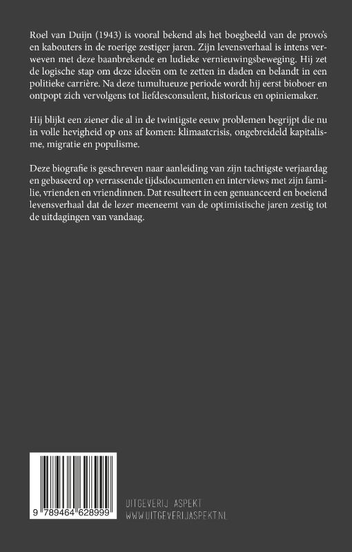 Achterkant van Roel van Duijn: Een ziener in Nederland