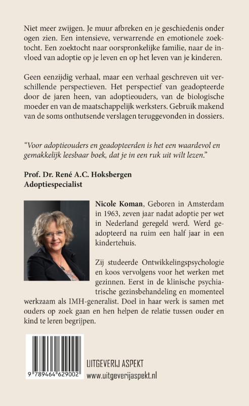 Achterkant van De ontdekking van mijn andere geschiedenis