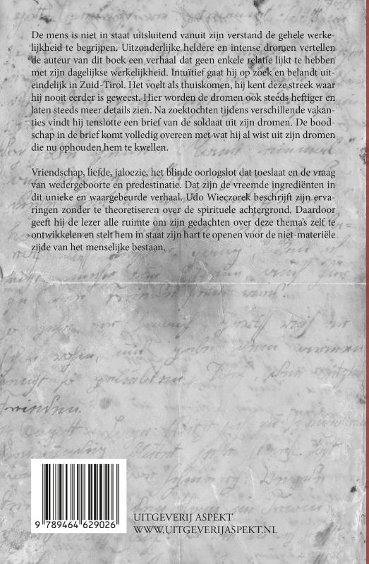 Achterkant van Nalatenschap van een ziel