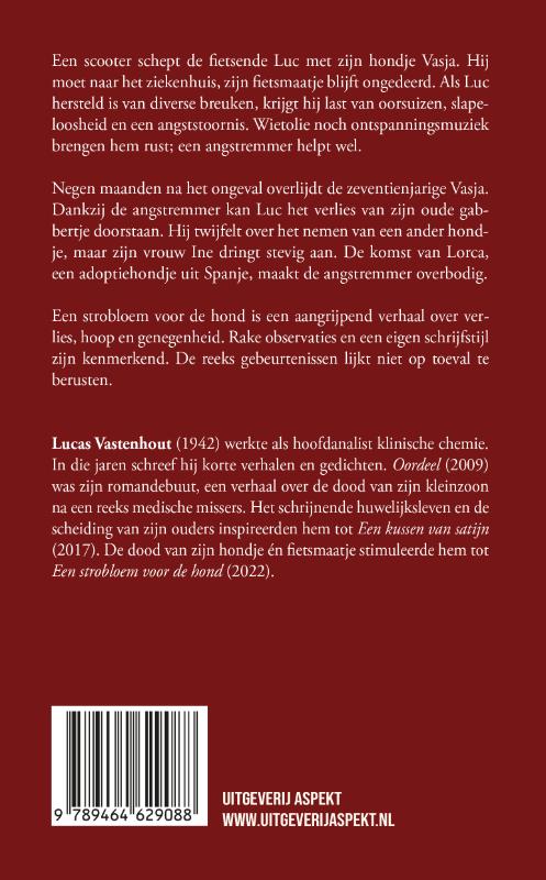 Achterkant van Een strobloem voor de hond