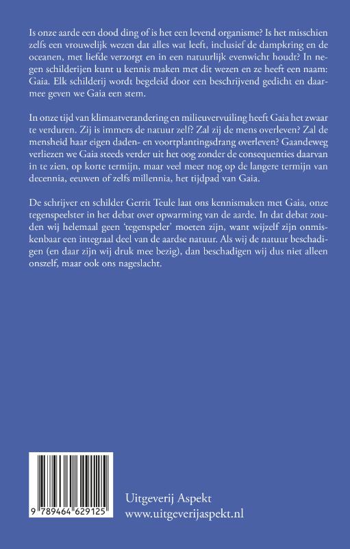 Achterkant van Het GAIA cahier