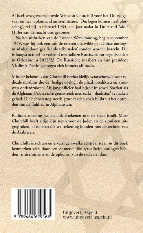 Achterkant van Winston Churchill