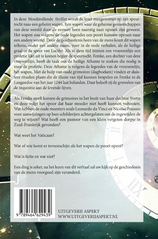 Achterkant van Verloren in tijd