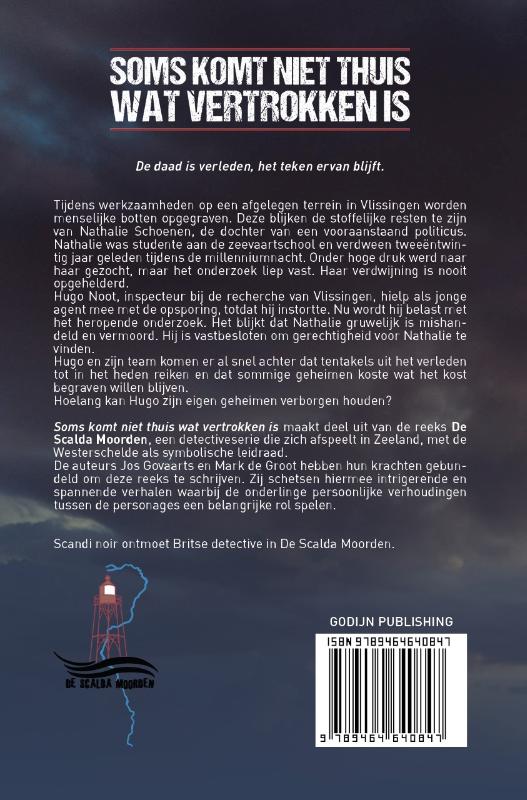 Achterkant van Soms komt niet thuis wat vertrokken is