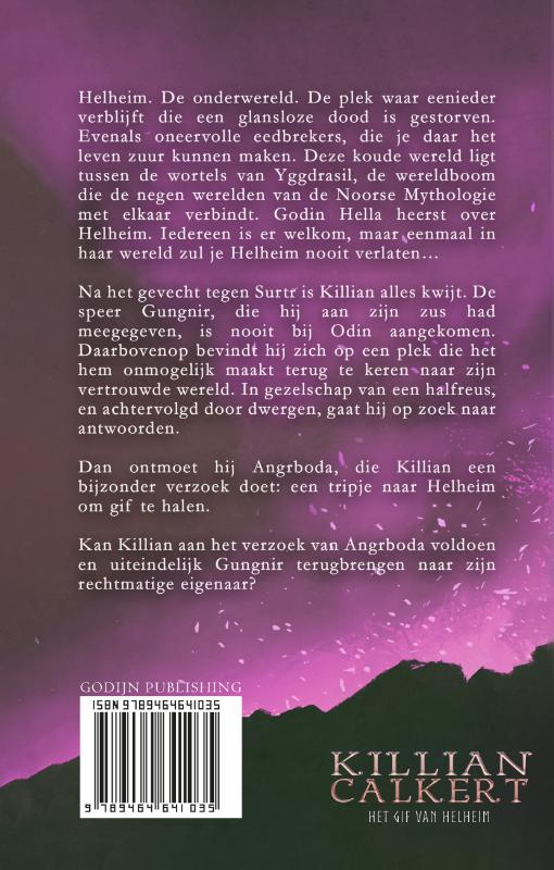 Achterkant van Het gif van Helheim