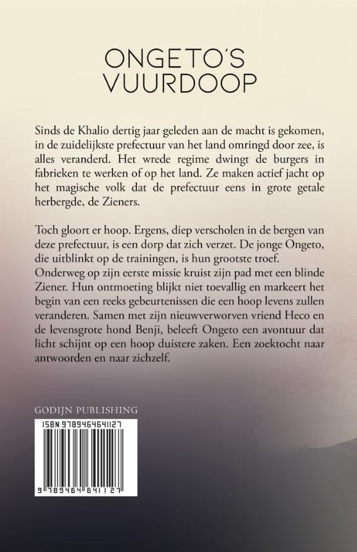 Achterkant van Ongeto's vuurdoop