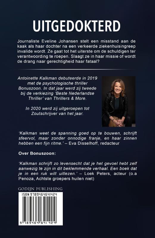 Achterkant van Uitgedokterd