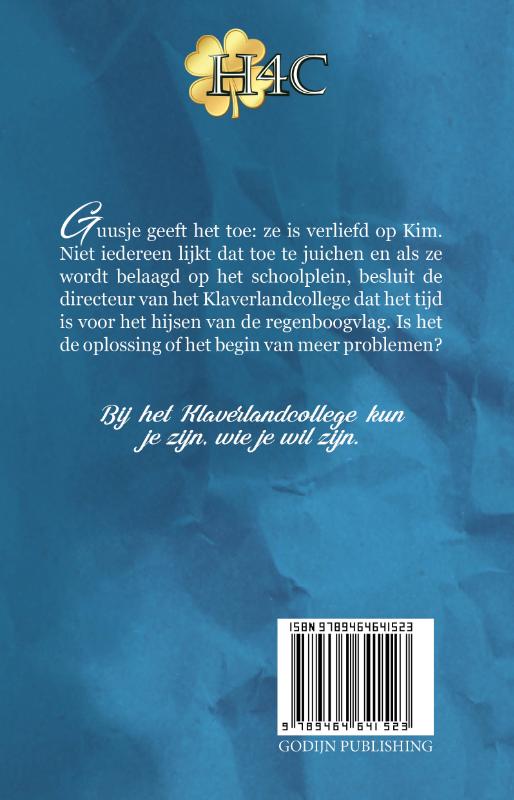 Achterkant van Zij gaat voor haar