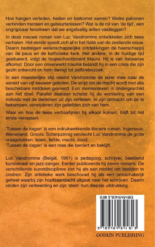Achterkant van Tussen de dagen