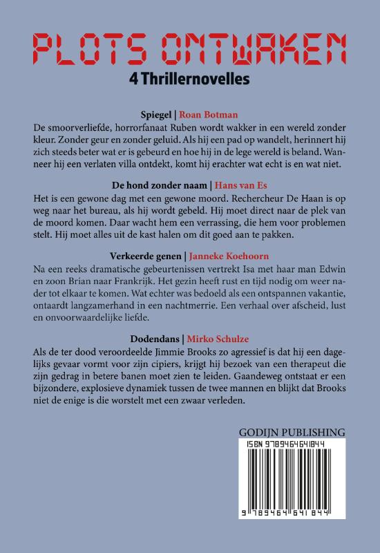 Achterkant van Plots ontwaken