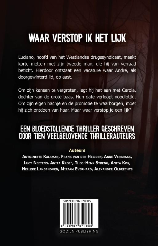 Achterkant van Waar verstop ik het lijk