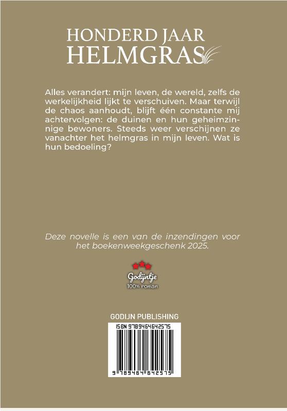 Achterkant van Honderd jaar helmgras
