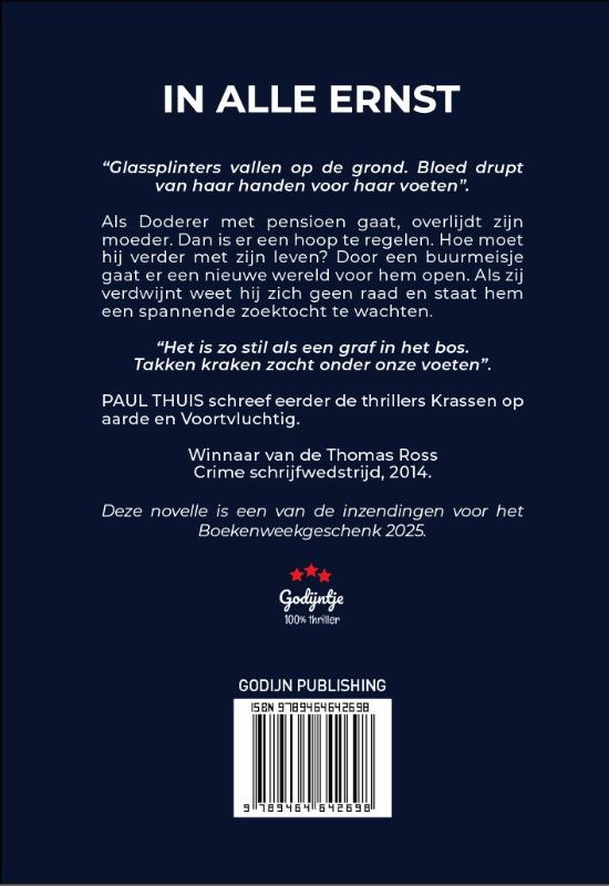 Achterkant van In alle ernst