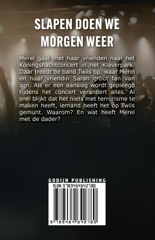 Achterkant van Slapen doen we morgen weer
