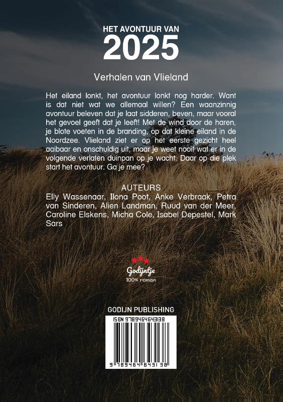Achterkant van Het avontuur van 2025