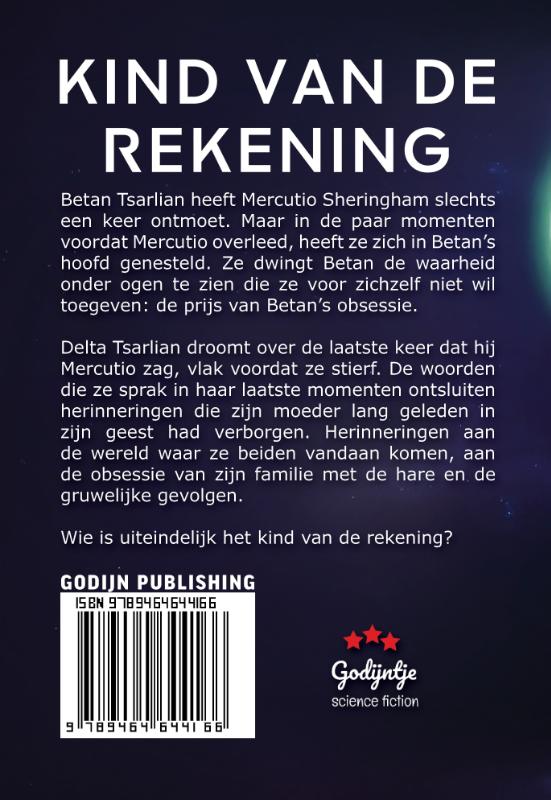 Achterkant van Kind van de rekening