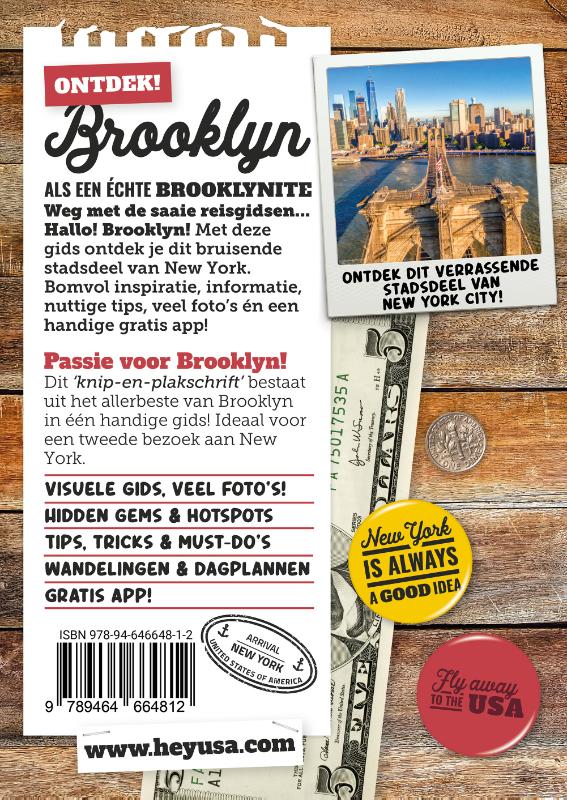 Achterkant van Hallo! Brooklyn (inclusief gratis app!)