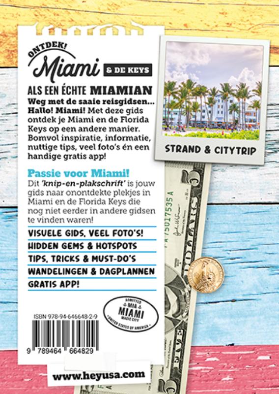 Achterkant van Hallo! Miami & de Keys (Met handige gratis app)