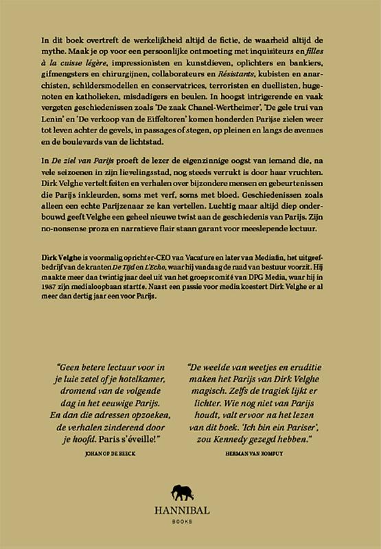 Achterkant van De ziel van Parijs