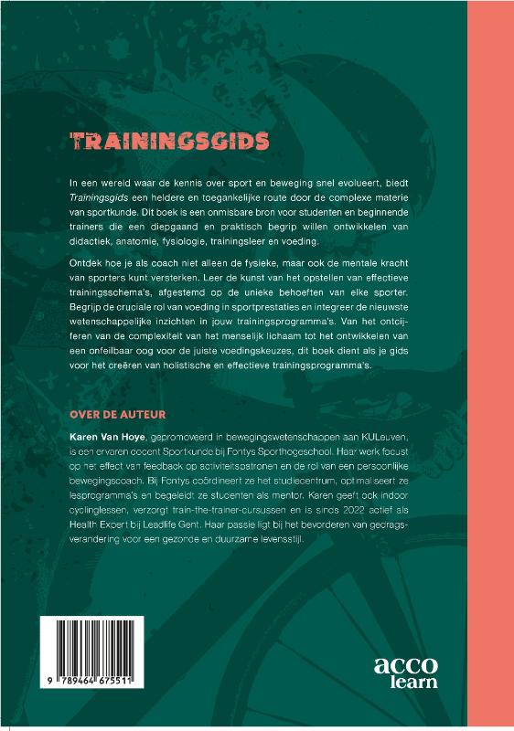 Achterkant van Trainingsgids