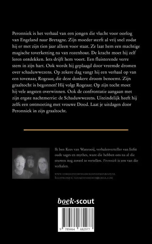Achterkant van Peronniek, van kind tot koning