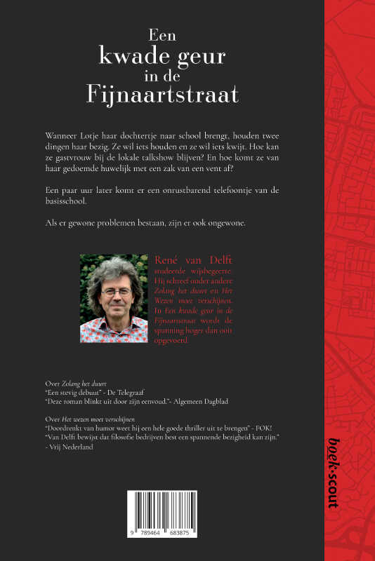 Achterkant van Een kwade geur in de Fijnaartstraat