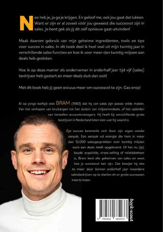 Achterkant van Sales vol energie