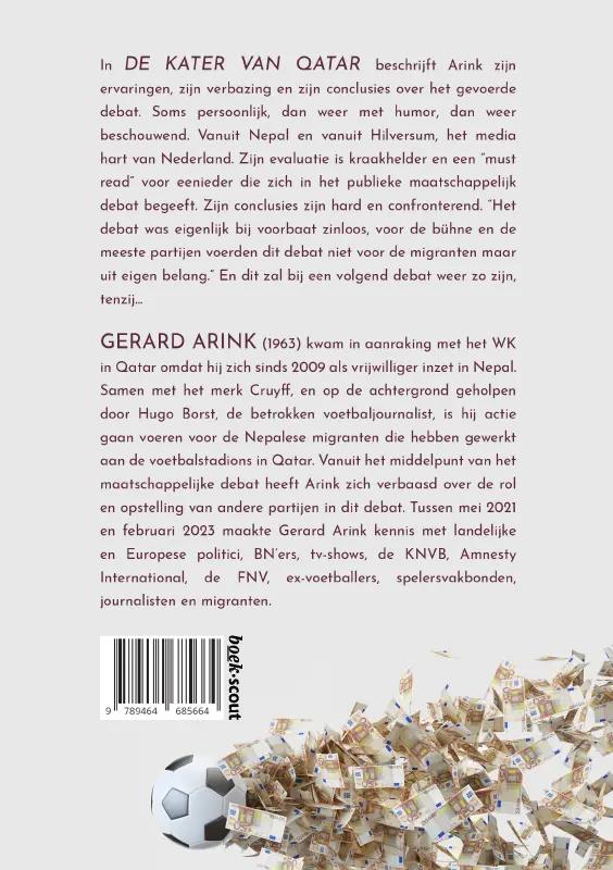 Achterkant van De kater van Qatar