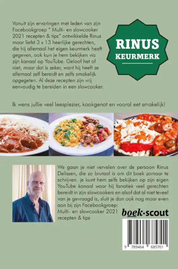 Achterkant van Slowcooker recepten & tips 3 X 13