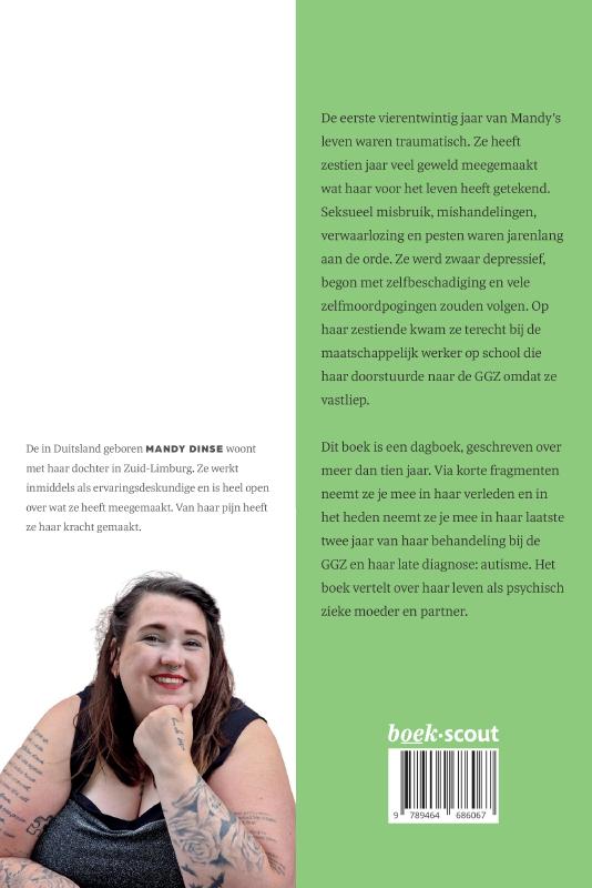 Achterkant van Dagboek van een krijger