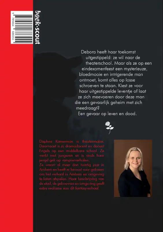 Achterkant van Witte roos