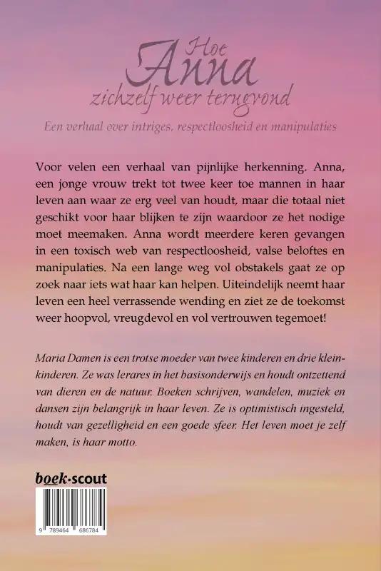 Achterkant van Hoe Anna zichzelf weer terugvond