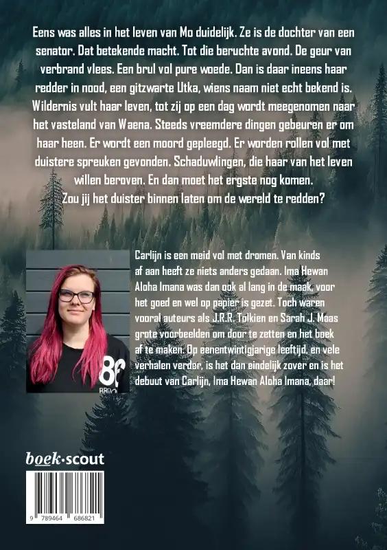 Achterkant van Ima Hewan Aloha Imana