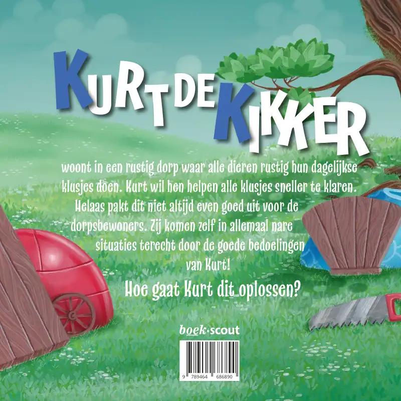 Achterkant van De uitvindingen van Kurt de kikker