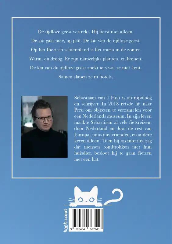 Achterkant van De Kat van de Tijdloze Geest