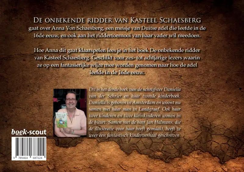 Achterkant van De onbekende ridder van Kasteel Schaesberg