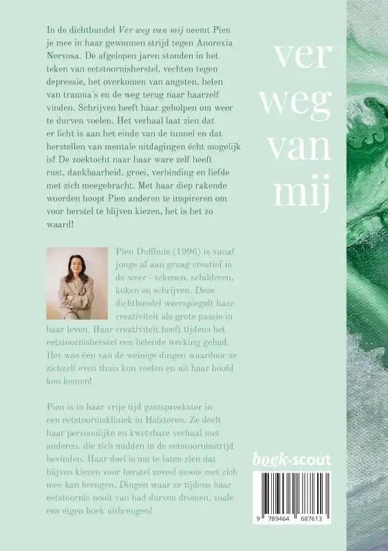 Achterkant van Ver weg van mij