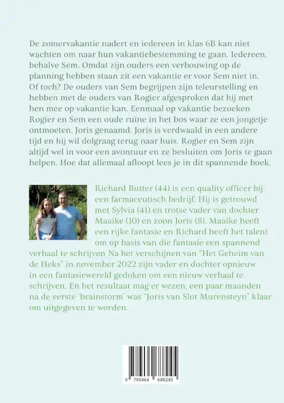 Achterkant van Joris van Slot Murensteyn