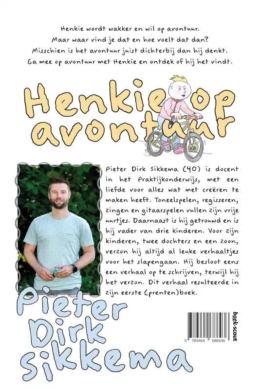 Achterkant van Henkie op avontuur