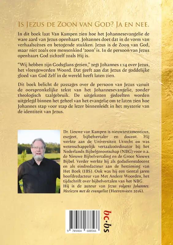 Achterkant van Jezus de Godsglans