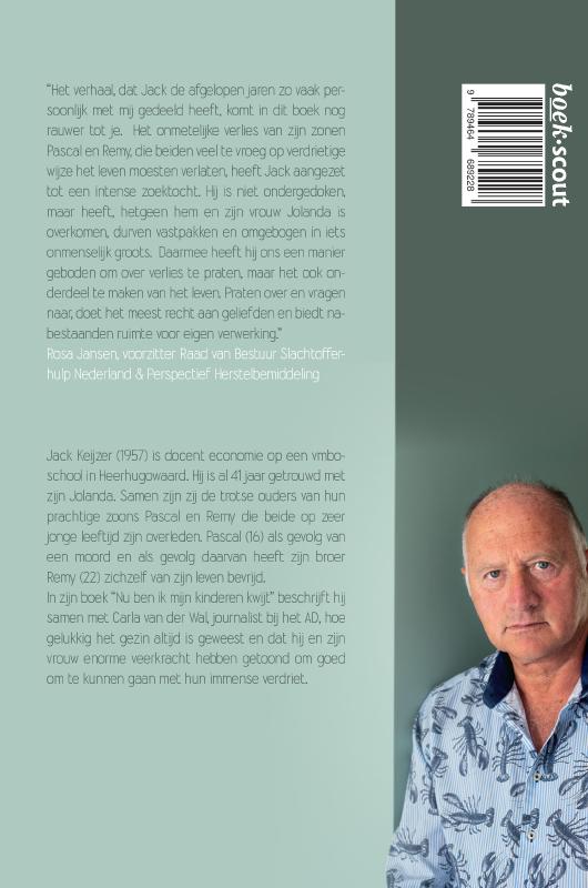 Achterkant van Nu ben ik mijn kinderen kwijt
