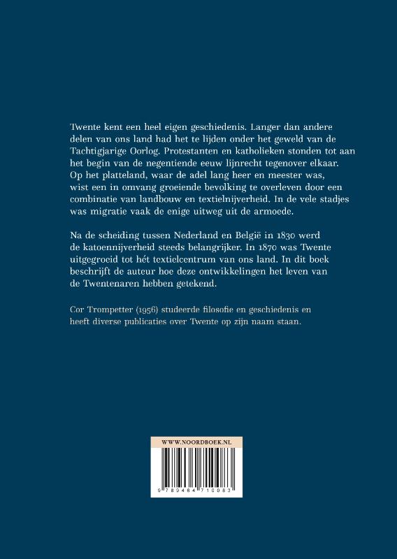Achterkant van Geschiedenis van Twente (1528-1870)